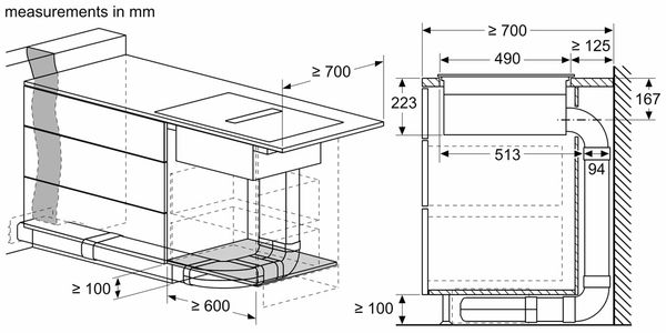 Bếp từ kết hợp hút mùi Bosch PXX875D67E - Series 8