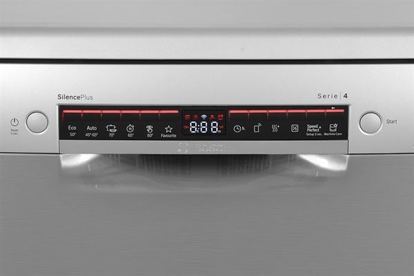 Máy rửa chén độc lập Bosch 14 bộ SMS4HMI07E - Series 4 (60cm, màu inox)