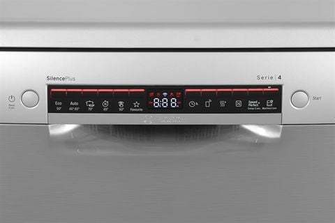 Máy rửa chén độc lập Bosch 14 bộ SMS4HMI07E - Series 4 (60cm, màu inox)