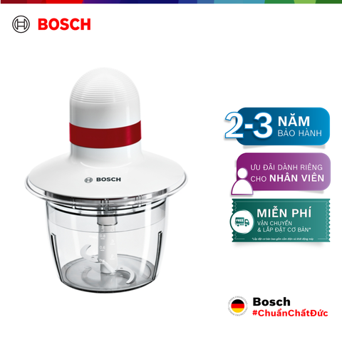 Máy xay thịt Bosch MMRP1000 400W 800ml (trắng đỏ)