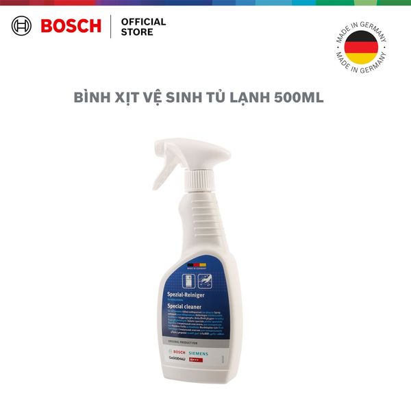 Bình xịt vệ sinh tủ lạnh chuyên dụng Bosch 500ml