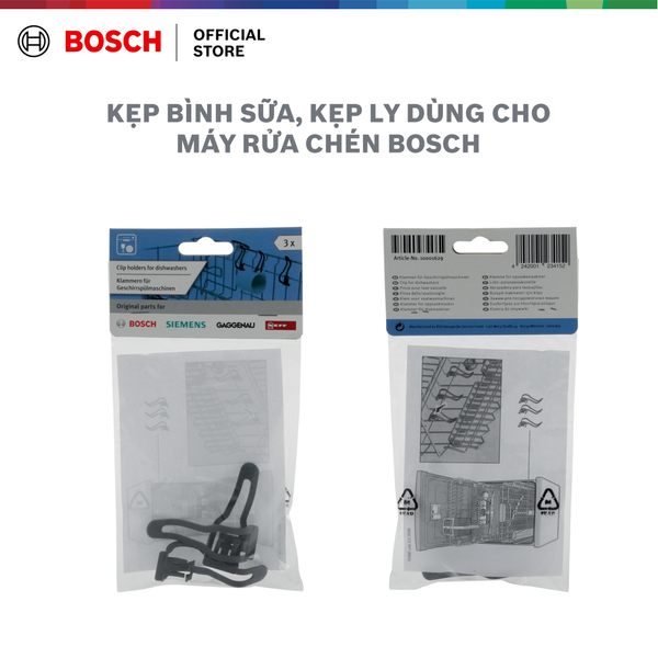 Kẹp bình sữa, kẹp ly loại nhỏ dùng cho máy rửa chén