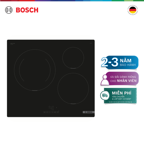 Bếp từ Bosch 3 vùng nấu PIJ61RHB1E - Series 6 (60cm)