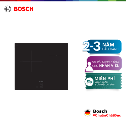 Bếp từ Bosch 3 vùng nấu PUC61KAA5E - Series 2 (60cm)