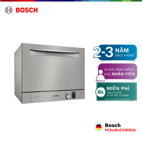 Máy rửa chén để bàn 6 bộ Bosch SKS62E38EU - Series 4 (55cm)