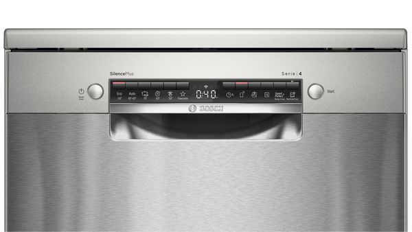 Máy Rửa Chén Bát Độc Lập Bosch 13 bộ SMS4EKI06E- Series 4, màu inox bạc