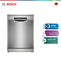 Máy rửa chén độc lập Bosch 14 bộ SMS4HMI07E - Series 4 (60cm, màu inox)