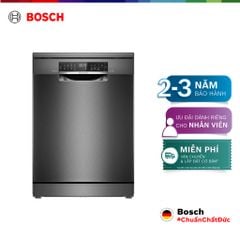 Máy rửa chén bát độc lập Bosch 13 bộ SMS6ECC51E - Series 6, màu đen