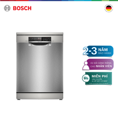 [HÀNG LOẠI B] [NHẬP MÃ HANGB5TR] Máy rửa chén độc lập Bosch 14 bộ SMS6ZCI49EB - Series 6 (60cm, màu inox)