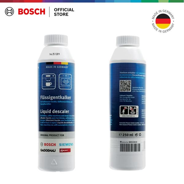 Dung dịch tẩy cặn vôi máy pha cà phê 250ml