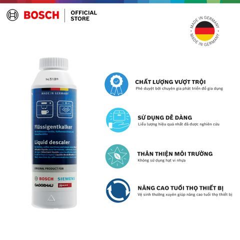 Dung dịch tẩy cặn vôi máy pha cà phê 250ml