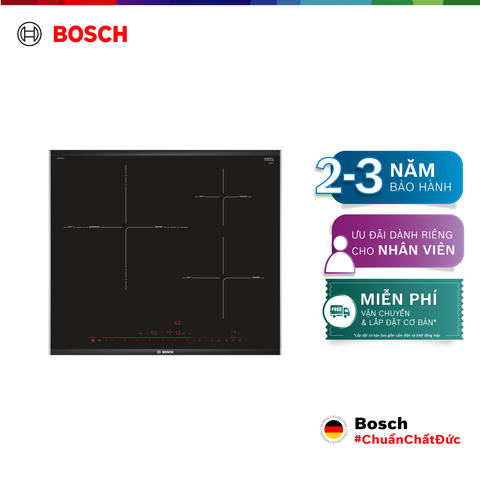 Bếp từ Bosch linh hoạt 3 vùng nấu PID675DC1E - Series 8