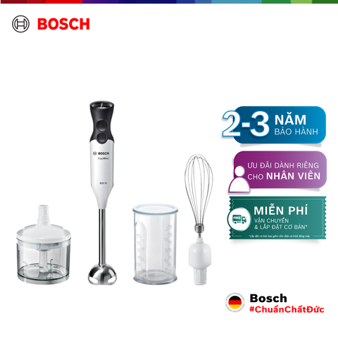 Máy xay sinh tố cầm tay Bosch MS6CA4150G ErgoMixx 800W 12 tốc độ (trắng)