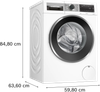 Máy giặt cửa trước Bosch 10kg WGG25400SG - Series 6 (trắng)