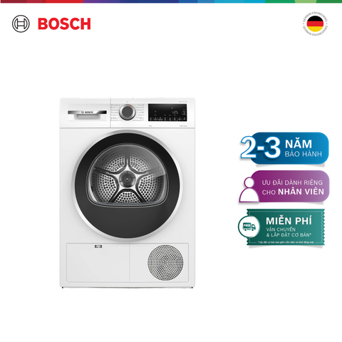 Máy sấy Bosch bơm nhiệt 9kg WQG24570SG - Series 6