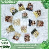 Set mix hạt làm sữa 14 ngày 
