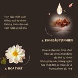  Set 3 Sáp Thơm Hoa Khô Tự Nhiên hình lục giác 