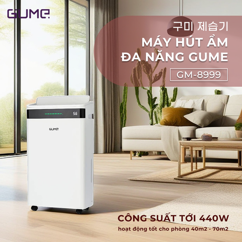  Máy Hút Ẩm Đa Năng Gume Korea- GM-8999 - Bảo Hành 12 Tháng 