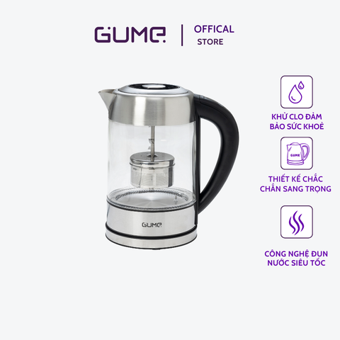  Ấm Siêu Tốc Cách Nhiệt Cao Cấp GMEK-2201 GUME Hàn Quốc - Bảo Hành 12 Tháng Lỗi 1 Đổi 1 