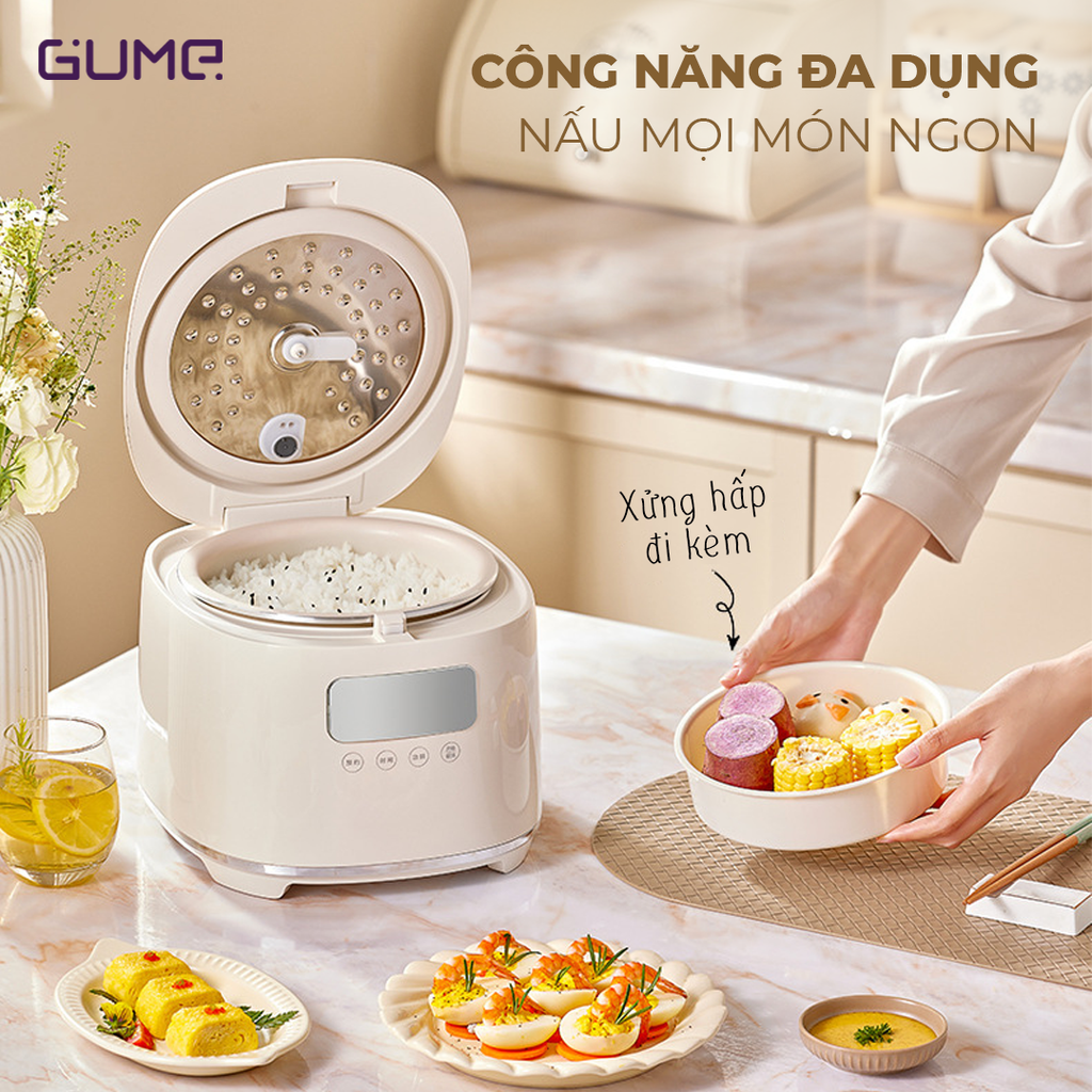 Nồi Cơm Điện Đa Năng GUME Hàn Quốc - GRC-12