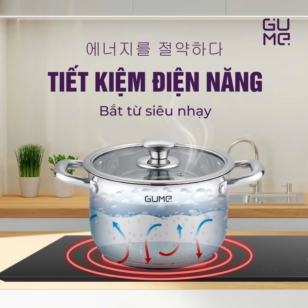 Bộ 3 Nồi Luộc Gà GMP-19 GUME Hàn Quốc - Bảo hành 1 đổi 1 trong 7 ngày