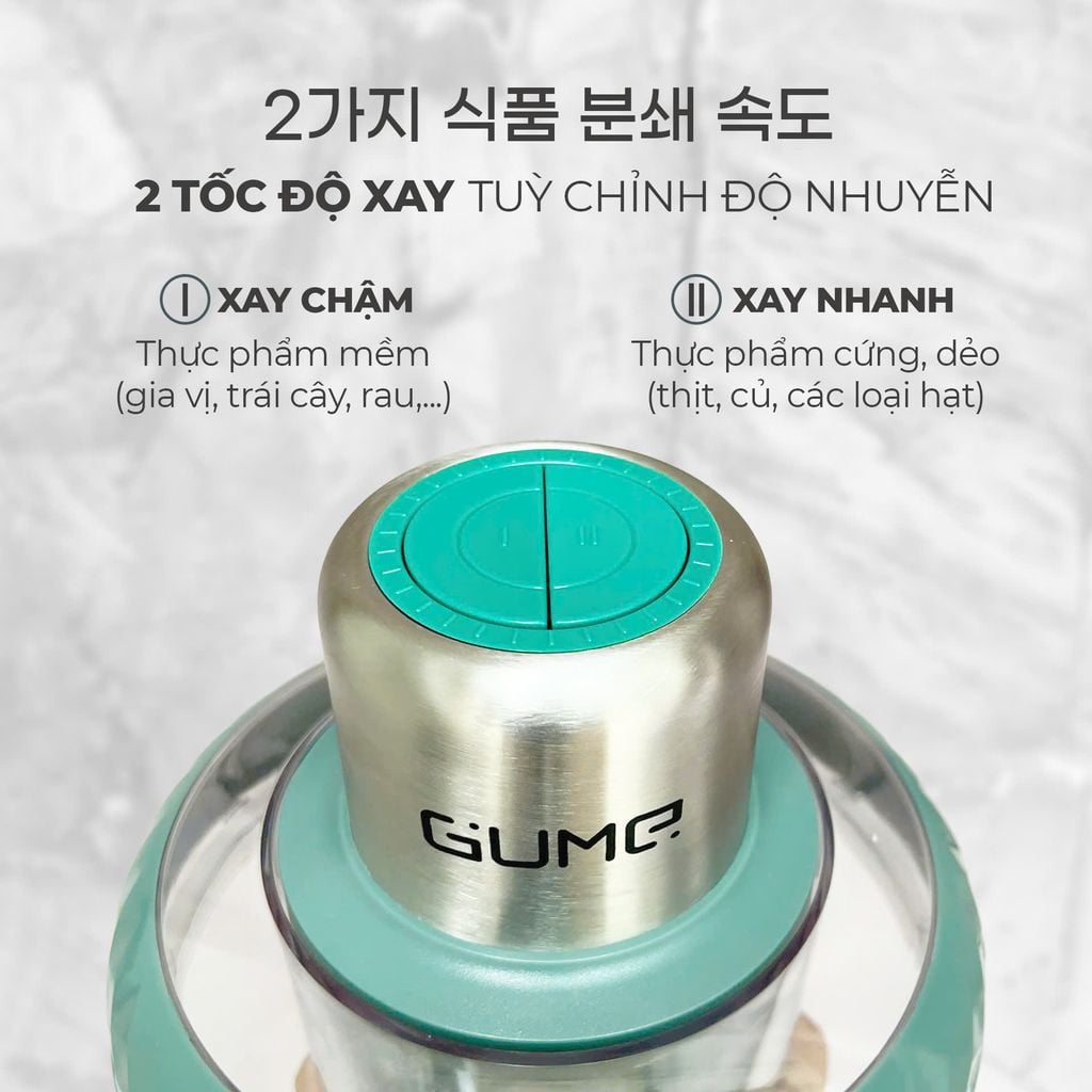 Máy xay thịt đa năng Gume Korea -GM-2252 - Bảo hành 12 tháng