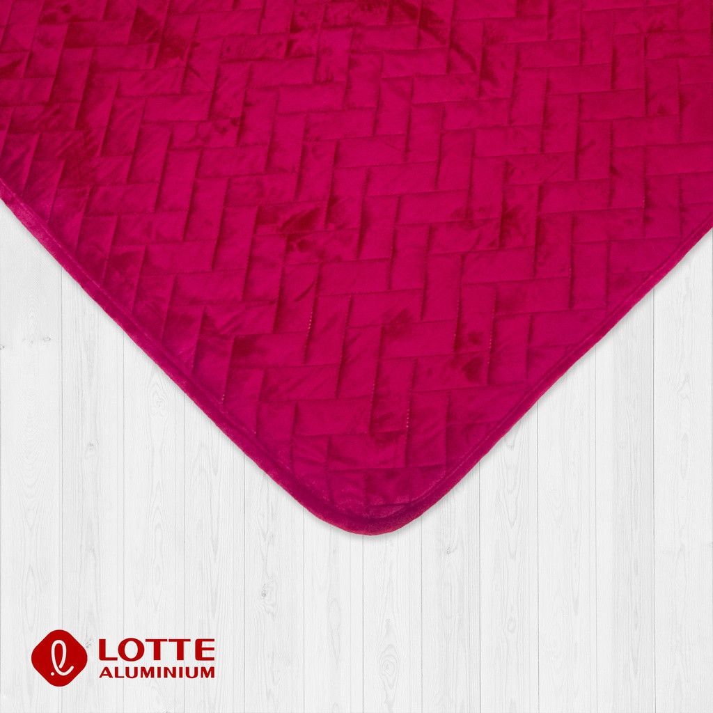 Đệm Sưởi Cao Cấp LOTTE Aluminium, Sợi Siêu Vi (Microfiber) Cách Điện, Bảo Hành 24 Tháng