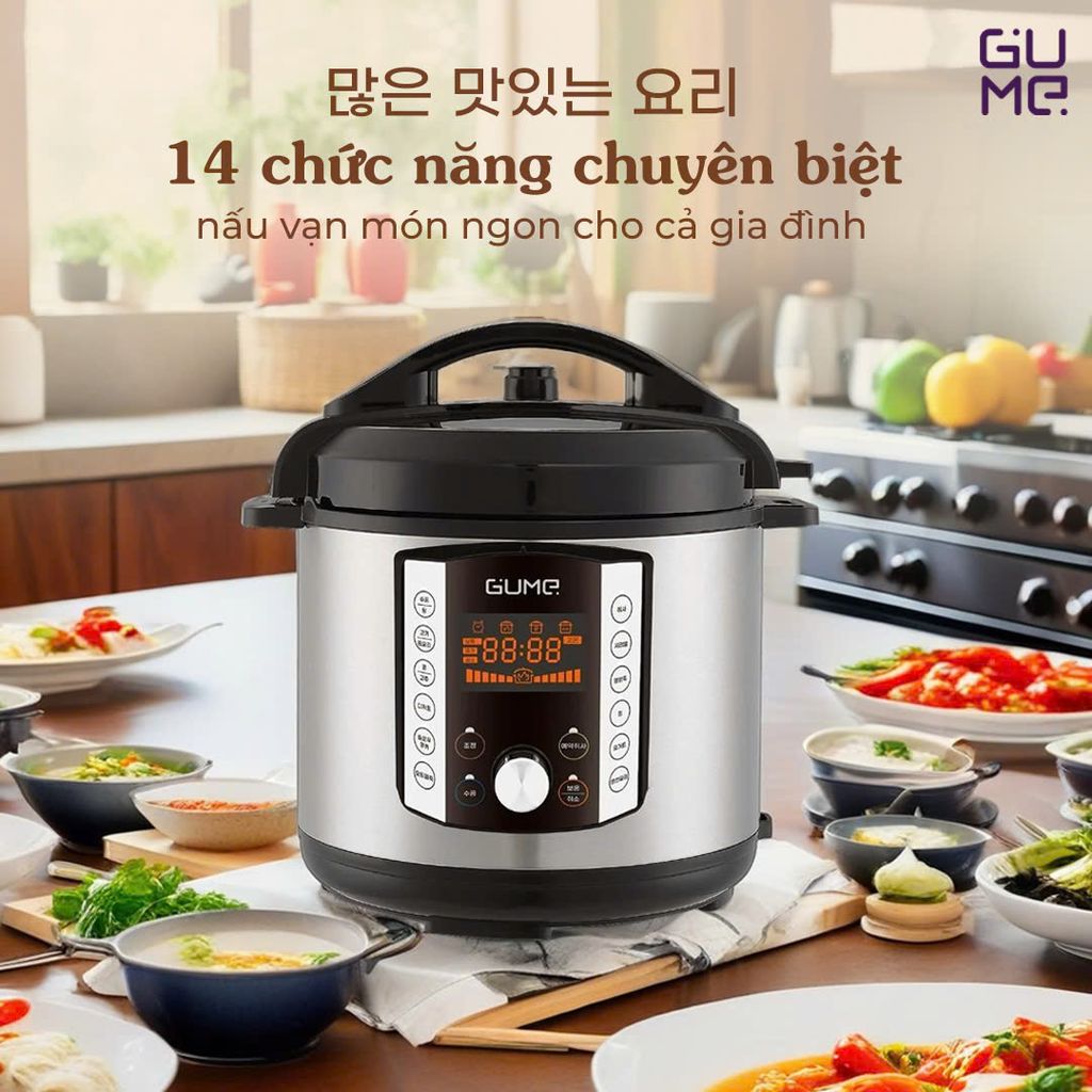 Nồi Áp Suất Đa Năng GUME Hàn Quốc - GPC-2206 - Bảo Hành 12 Tháng