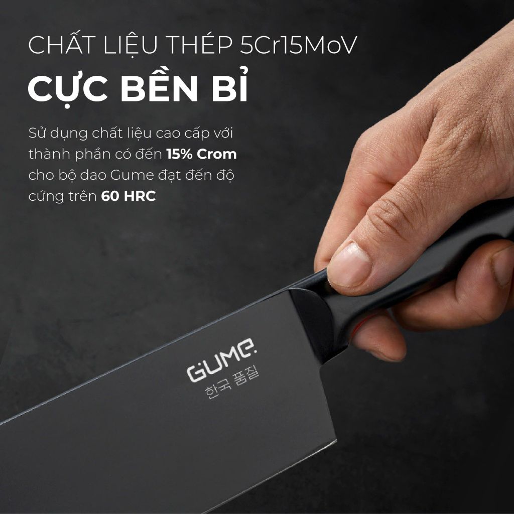 Bộ dao 4 món cao cấp GUME Hàn Quốc - GMK-23- Bảo Hành 1 đổi 1 trong 15 ngày