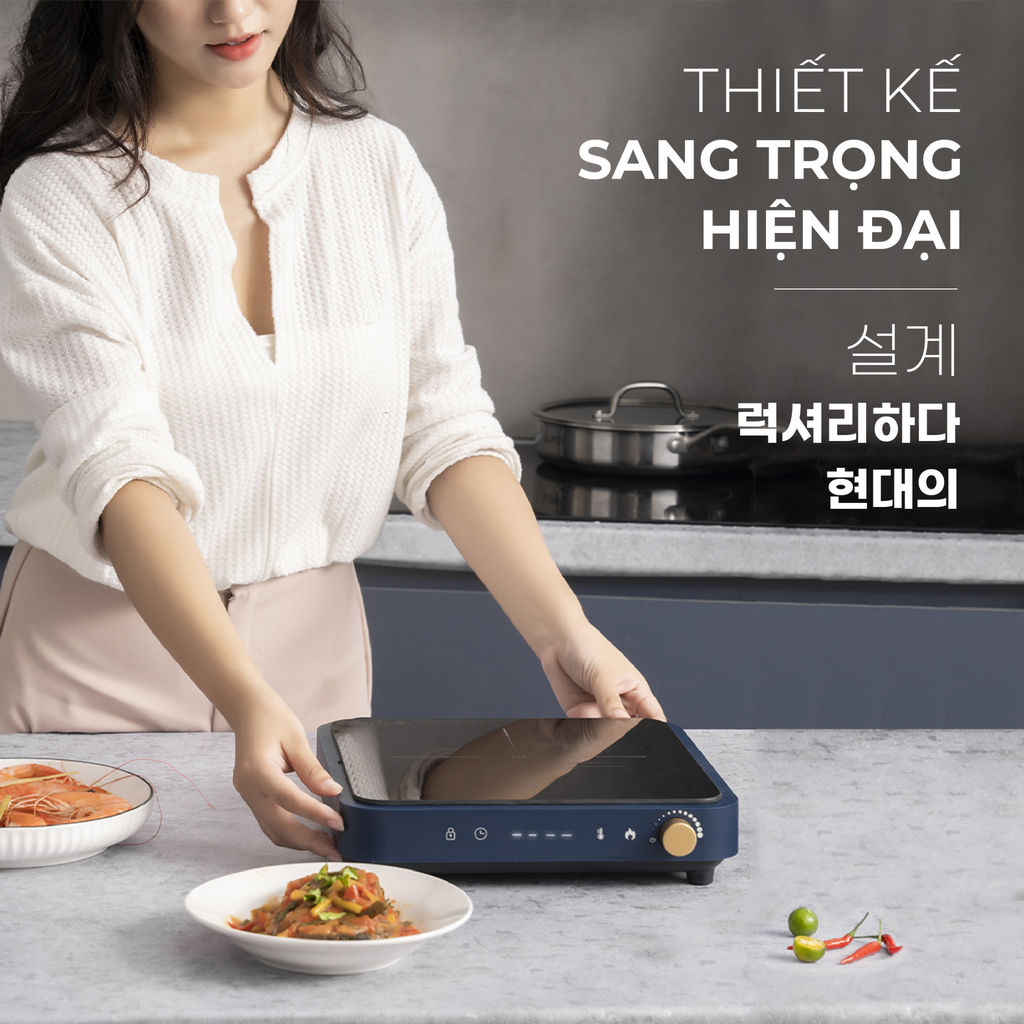 Bếp Từ Đơn GIC LITE 02 GUME Hàn Quốc - GIC-02 - Bảo Hành 12 Tháng