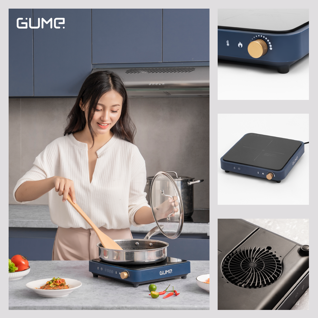 Bếp Từ Đơn GIC LITE 02 GUME Hàn Quốc - GIC-02 - Bảo Hành 12 Tháng