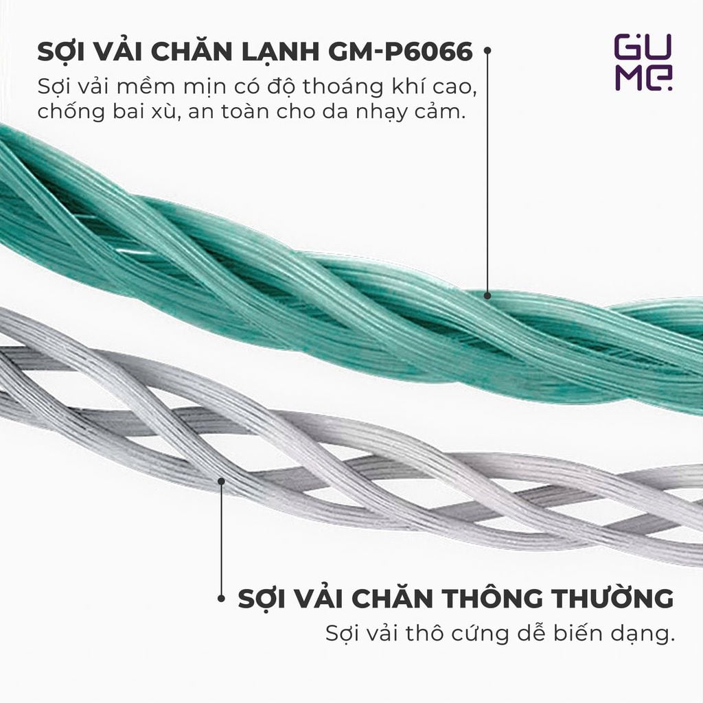 Chăn lạnh làm mát Chính Hãng GUME KOREA GM-P6066 - Lỗi 1 đổi 1 trong vòng 15 ngày
