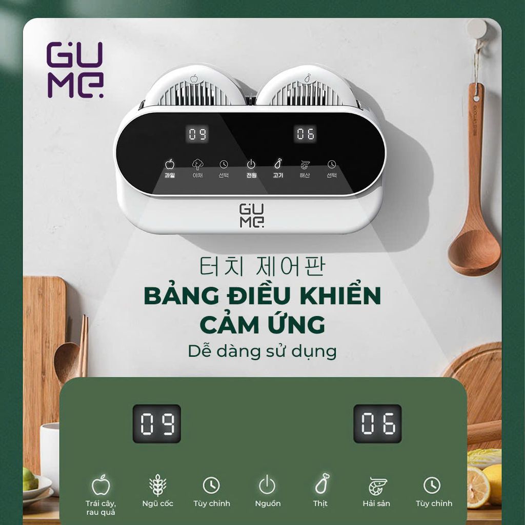 MÁY KHỬ KHUẨN GUME GM-6996 GUME HÀN QUỐC - BẢO HÀNH 12 THÁNG