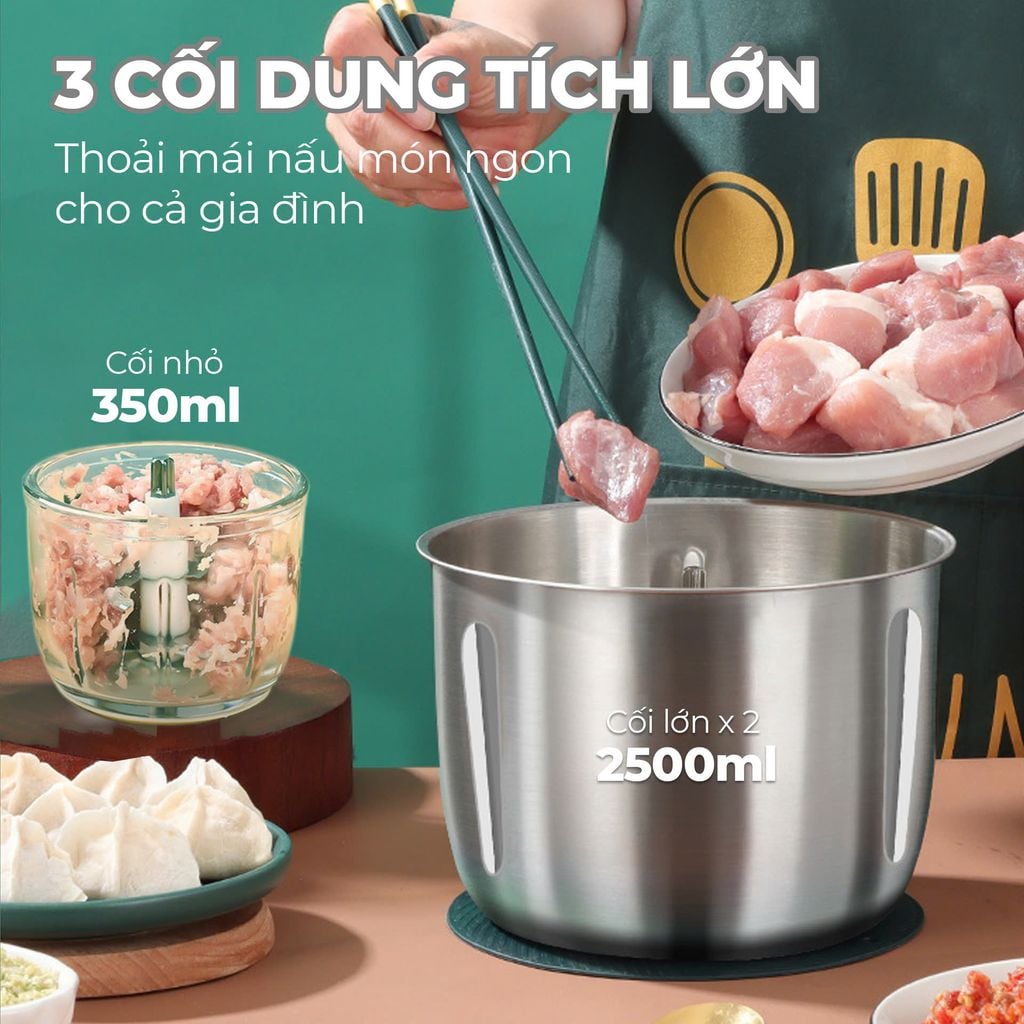 Máy xay thịt đa năng Gume Korea -GM-2252 - Bảo hành 12 tháng