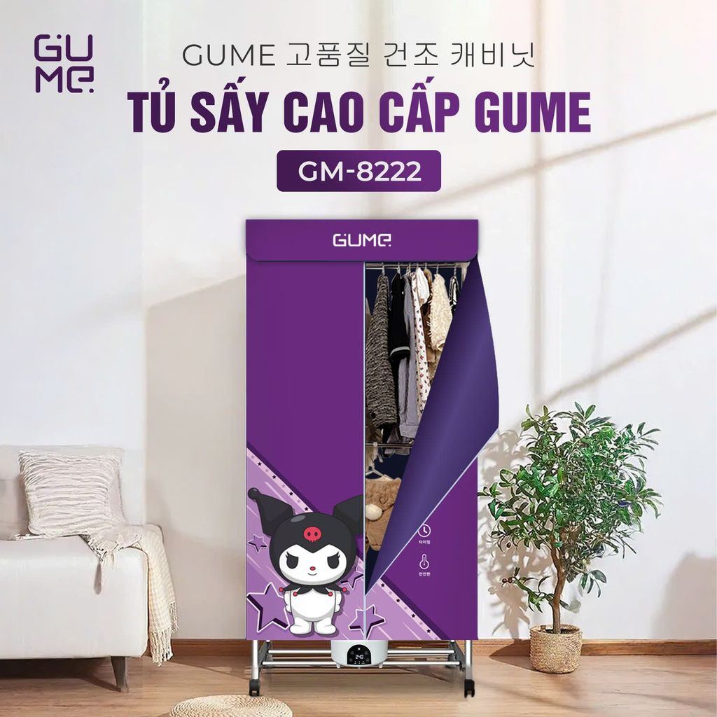 TỦ SẤY CAO CẤP GUME GM-8222 HÀN QUỐC - BẢO HÀNH 12 THÁNG