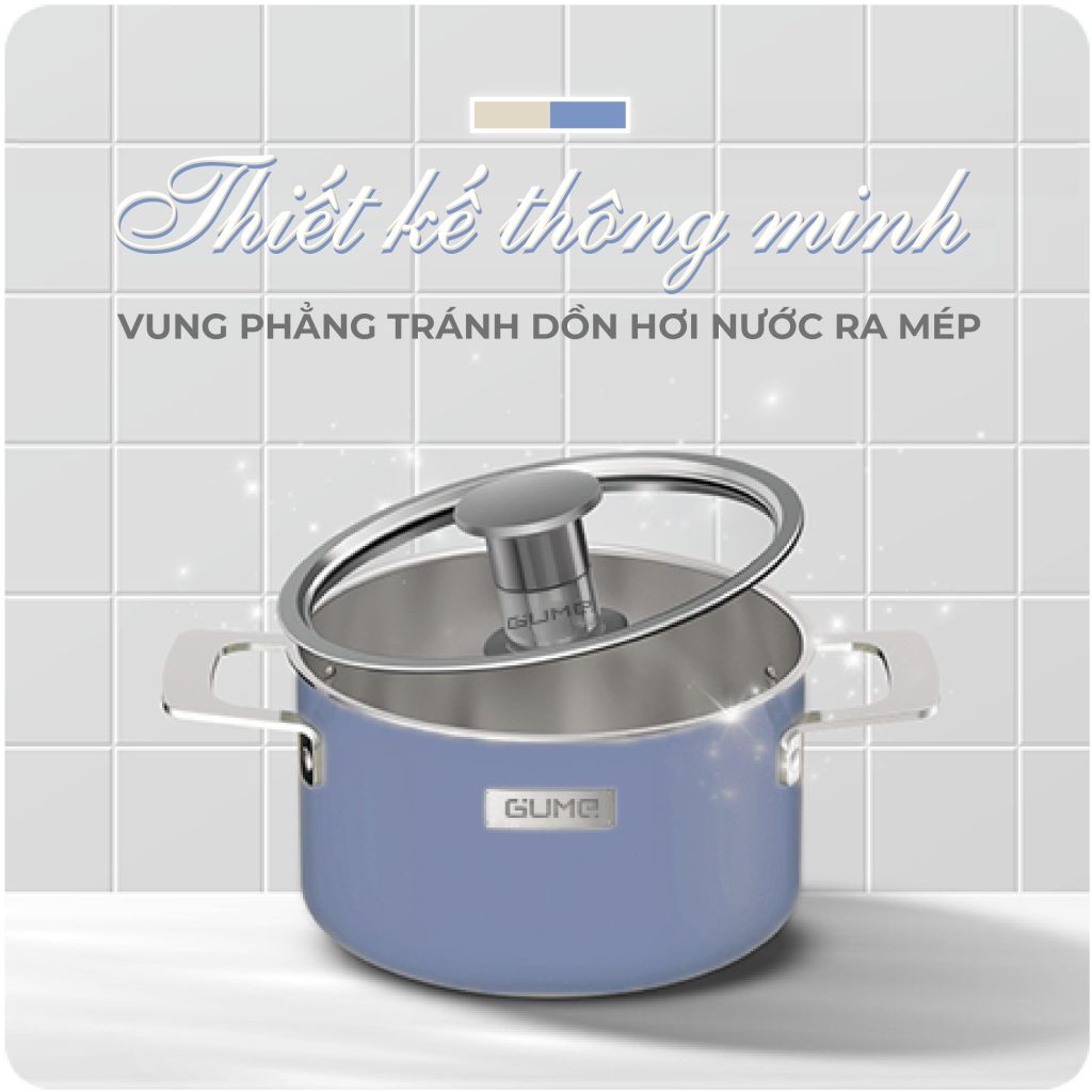 Bộ nồi Lavante 3 lớp liền khối GUME Hàn Quốc