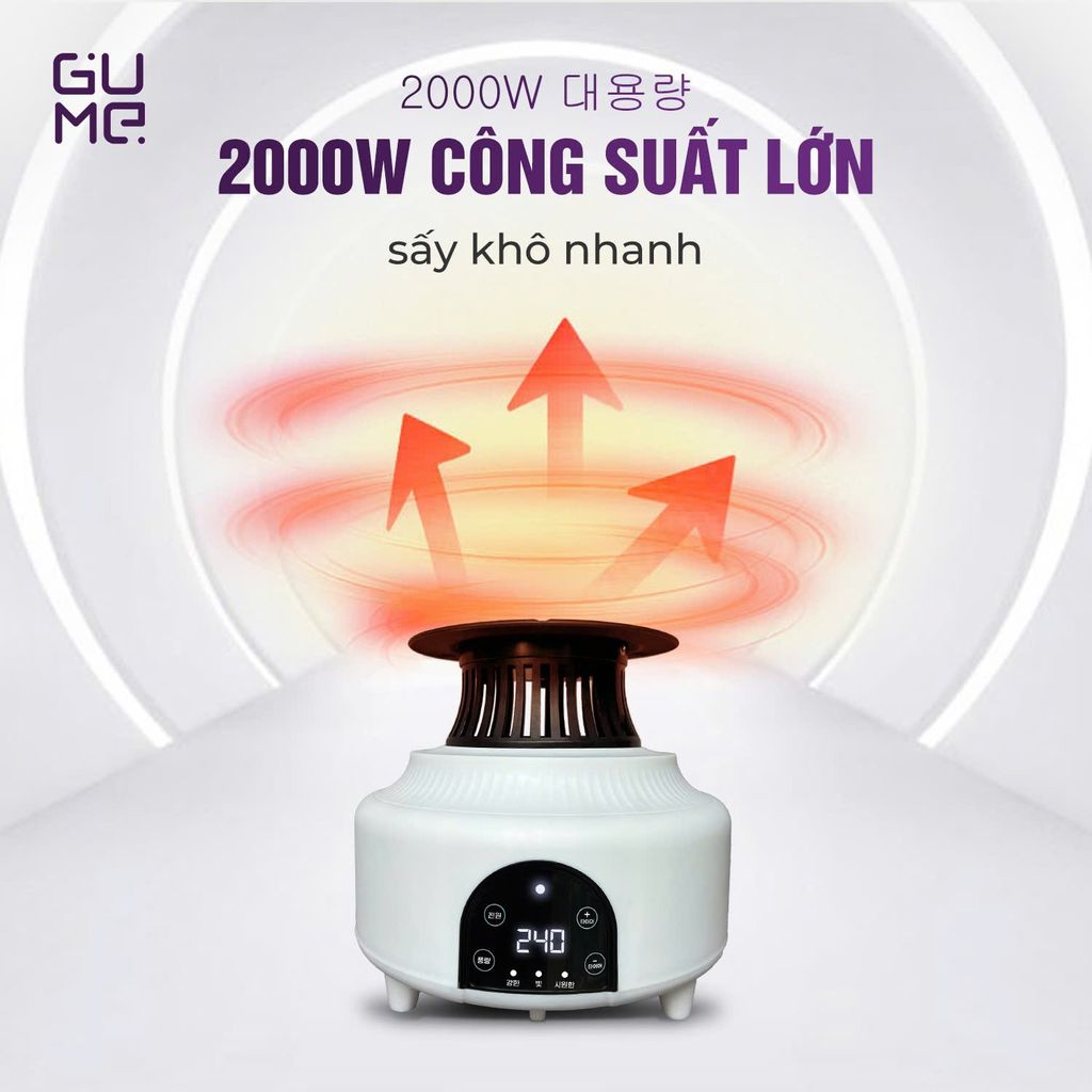 TỦ SẤY CAO CẤP GUME GM-8222 HÀN QUỐC - BẢO HÀNH 12 THÁNG