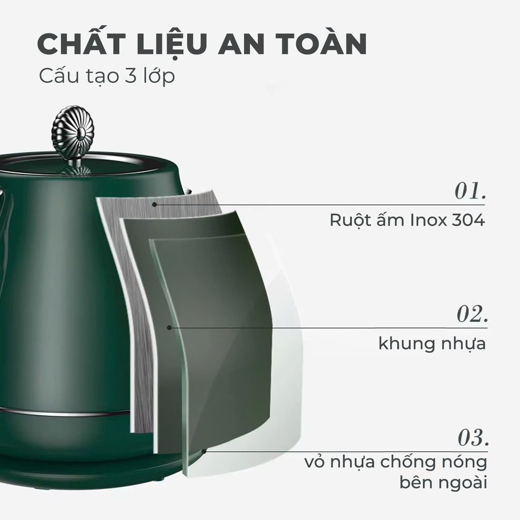 Ấm Đun Nước Siêu Tốc GUME GMEK-031/32 Hàn Quốc