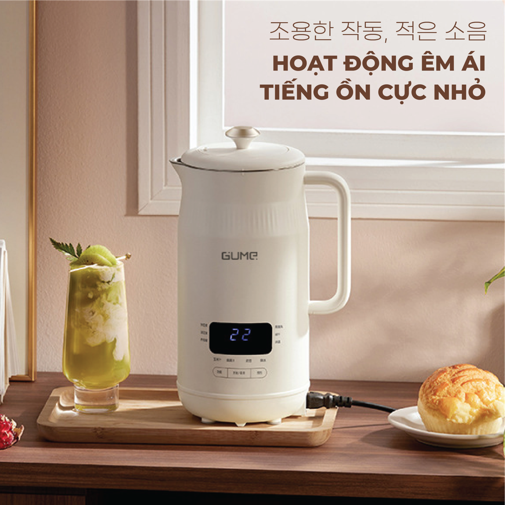 Máy Làm Sữa Hạt GUME Hàn Quốc - MSB-22 - Bảo Hành 12 Tháng