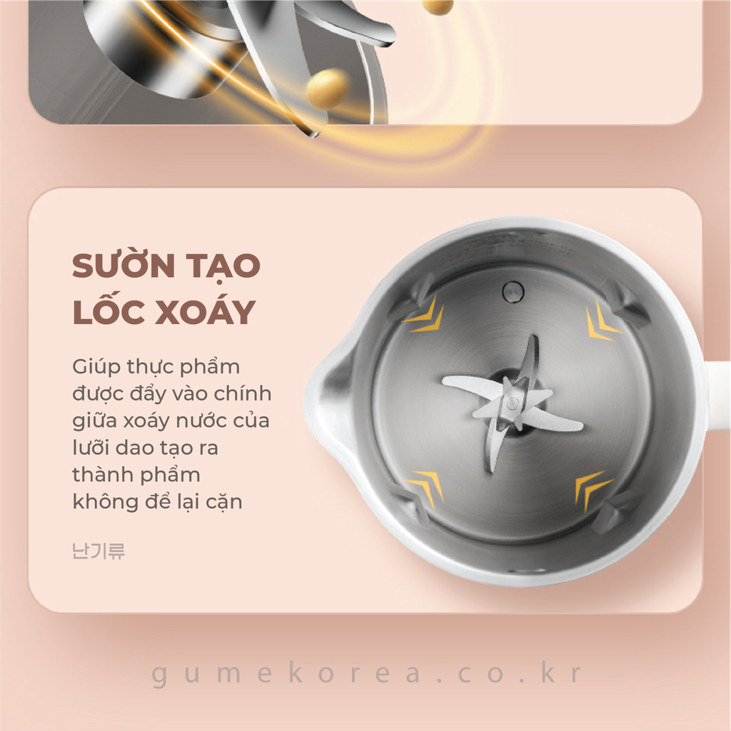 Máy Làm Sữa Hạt GUME Hàn Quốc - MSB-22 - Bảo Hành 12 Tháng
