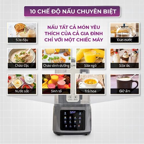 Máy làm sữa hạt đa năng 1.65L GUME Hàn Quốc - GMNMM-2201  - Bảo Hành 12 Tháng