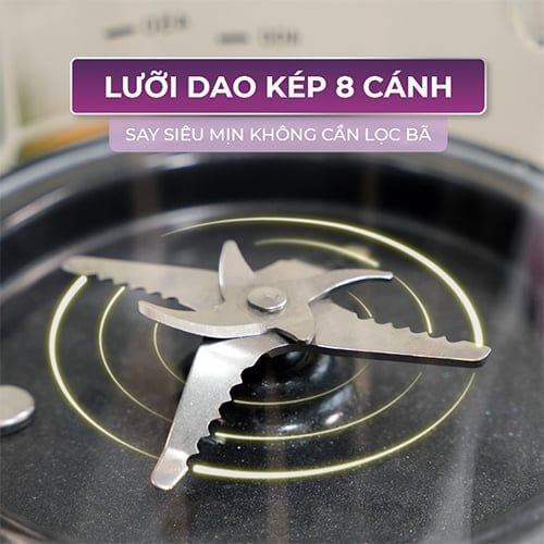 Máy làm sữa hạt đa năng 1.65L GUME Hàn Quốc - GMNMM-2201  - Bảo Hành 12 Tháng