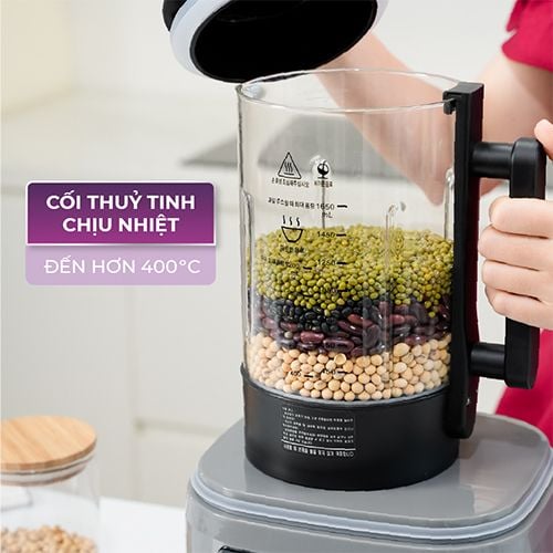 Máy làm sữa hạt đa năng 1.65L GUME Hàn Quốc - GMNMM-2201  - Bảo Hành 12 Tháng