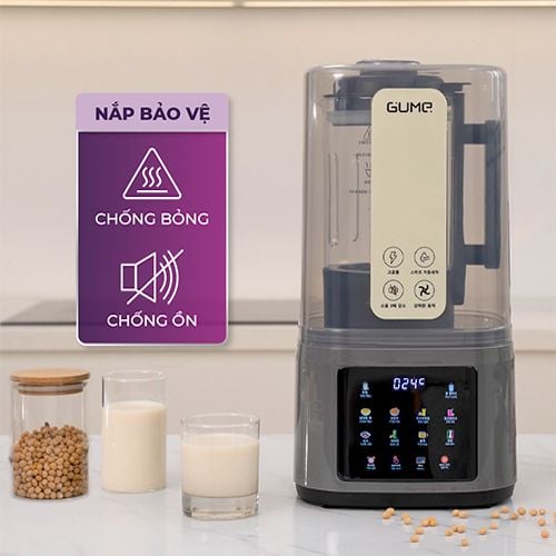 Máy làm sữa hạt đa năng 1.65L GUME Hàn Quốc - GMNMM-2201  - Bảo Hành 12 Tháng
