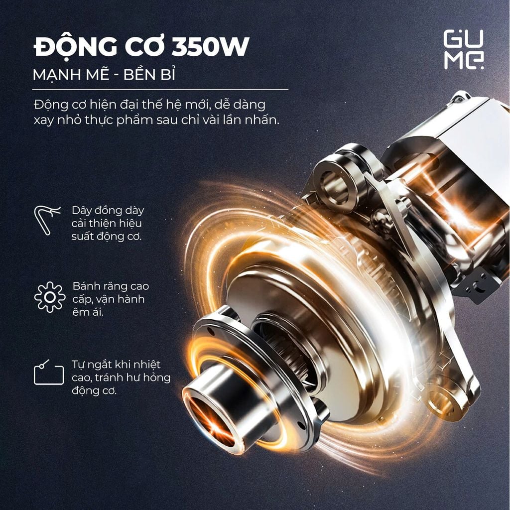 Máy xay thịt đa năng Gume Korea chính hãng GUME GM-2254 - Bảo hành 12 tháng