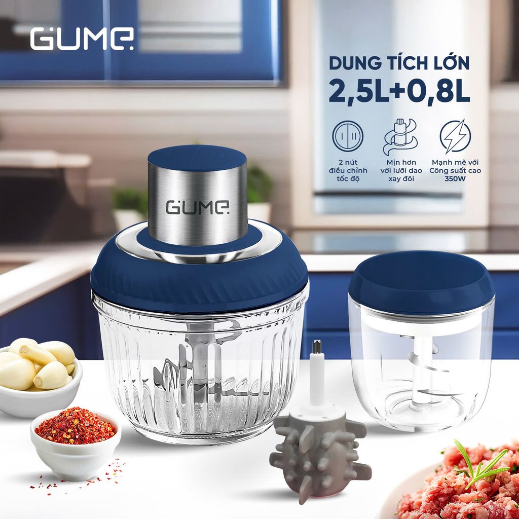 Máy xay thịt đa năng Gume Korea chính hãng GUME GM-2254 - Bảo hành 12 tháng
