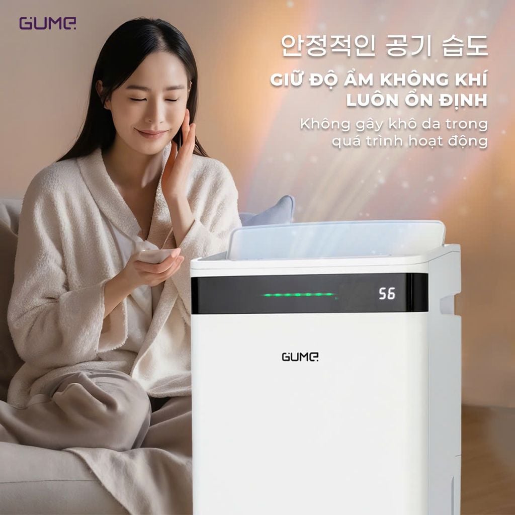 Máy Hút Ẩm Đa Năng Gume Korea- GM-8999 - Bảo Hành 12 Tháng
