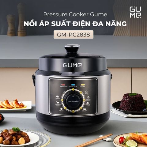  Nồi Áp Suất Điện Đa Năng Gume Korea Chính Hãng Giá Tốt - Bảo Hành 12 Tháng 