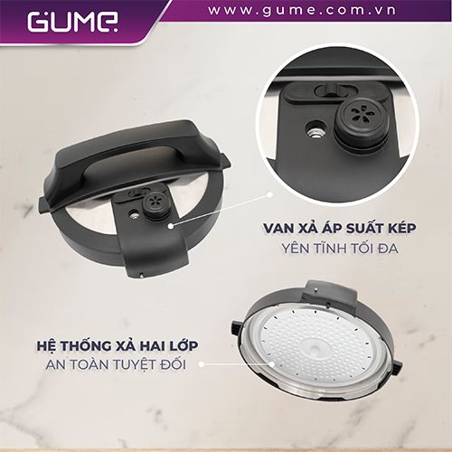 Nồi Áp Suất Điện Đa Năng GUME Hàn Quốc - Bảo hành 24 Tháng