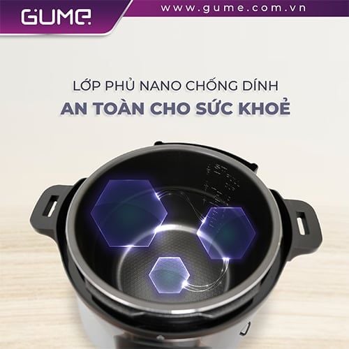 Nồi Áp Suất Điện Đa Năng GUME Hàn Quốc - Bảo hành 24 Tháng